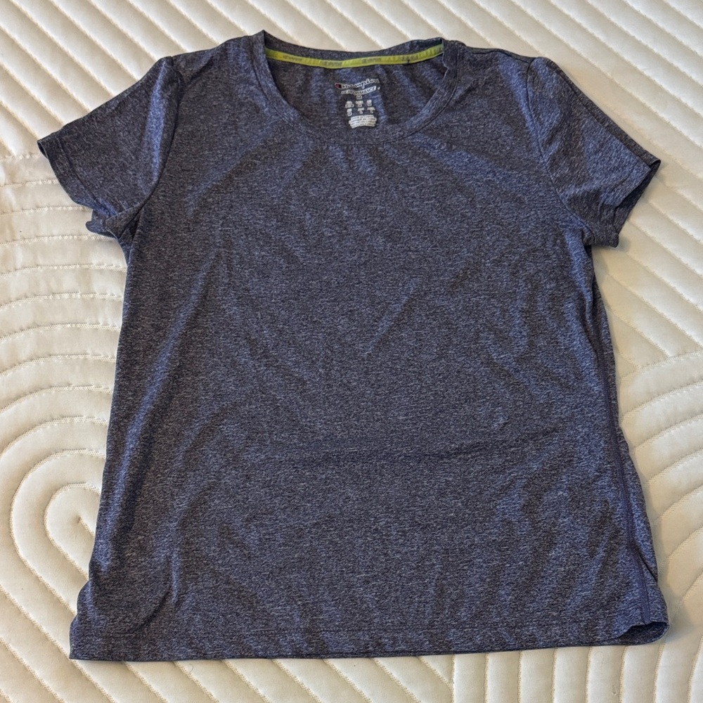 Champion Heathered Blue Performance Tee